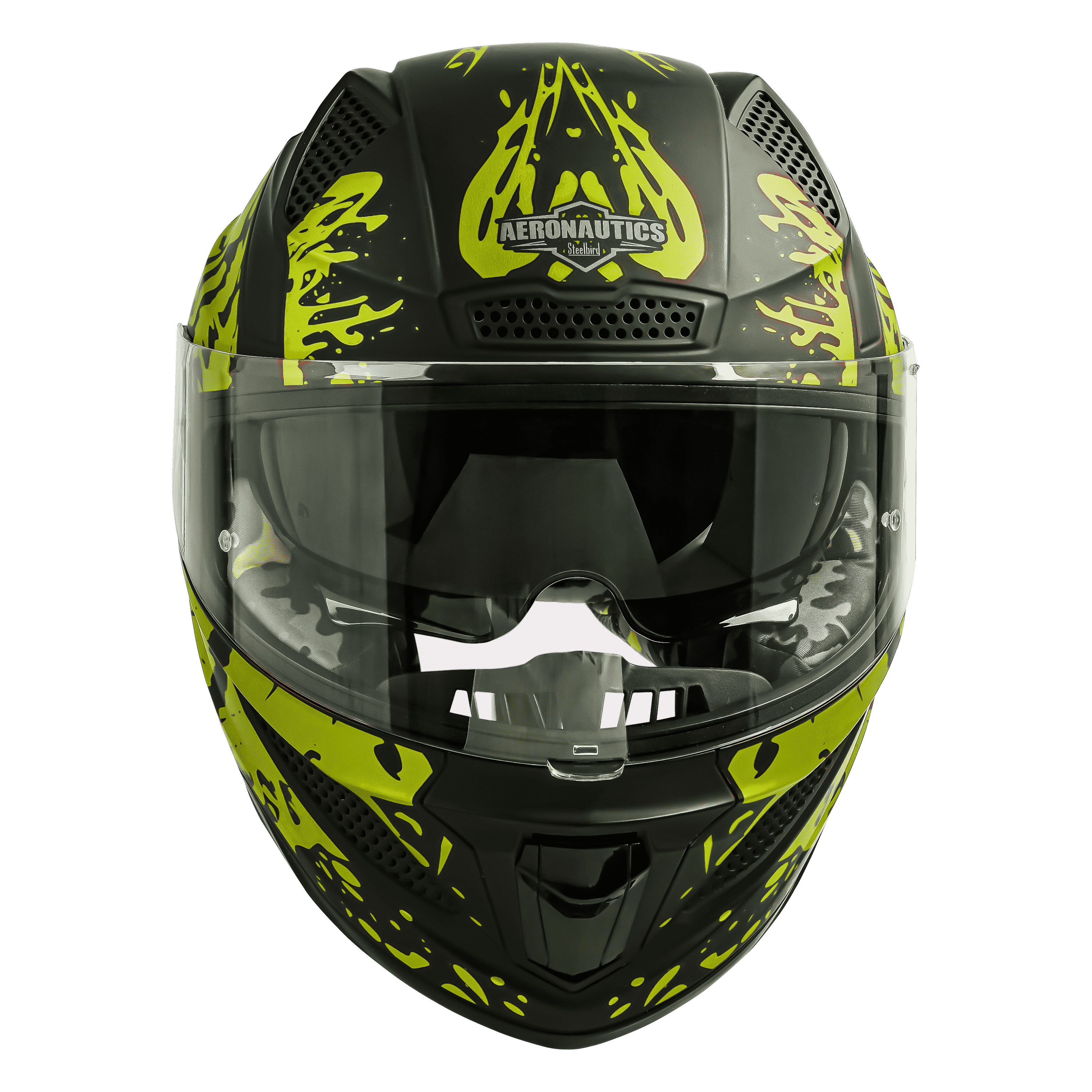 SBH-25 ISS TIGER GLOSSY BLACK WITH FLUO YELLOW